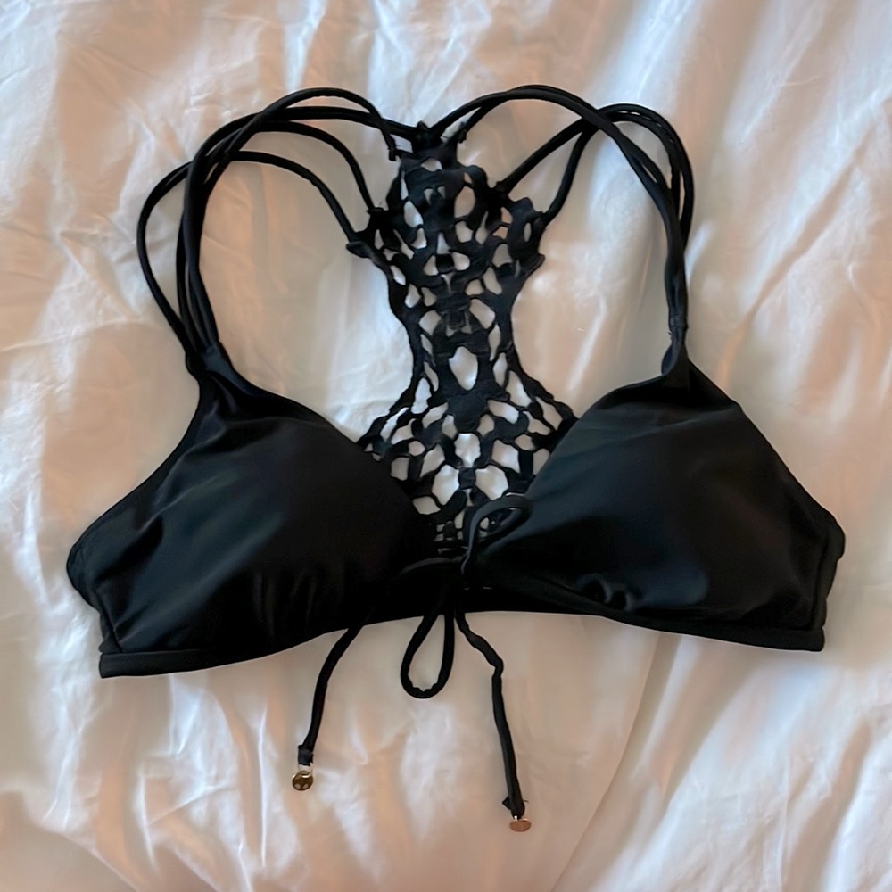 Black Abercrombie and Fitch Bikini Top